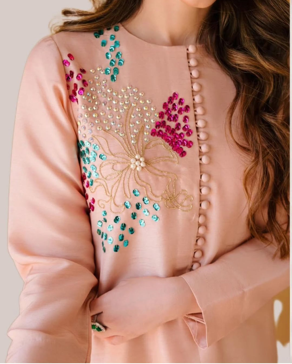 GULLAB-PURE RAW SILK ChoiceFabrics