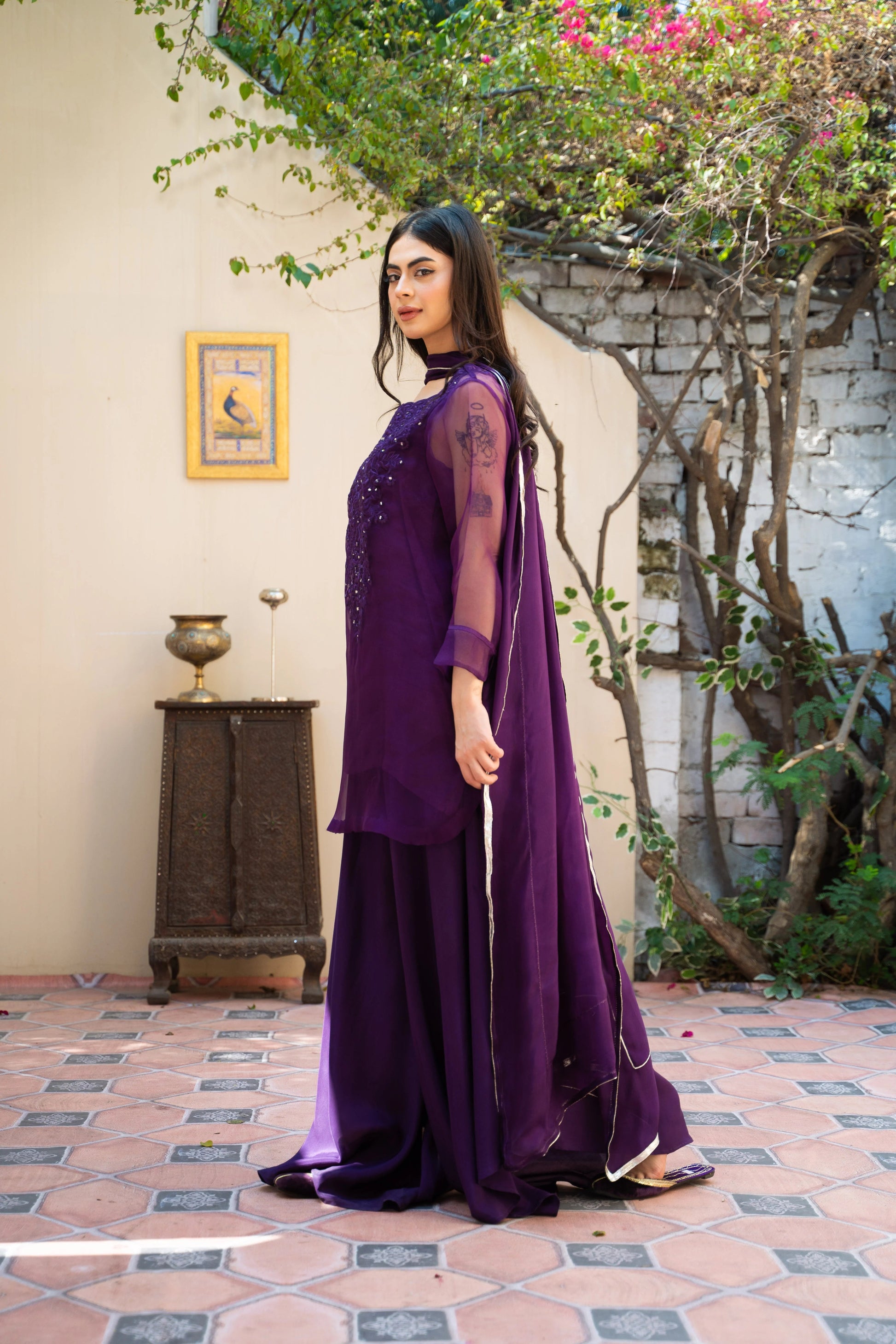 DEEP PURPLE- SOFT ORGNZA ChoiceFabrics