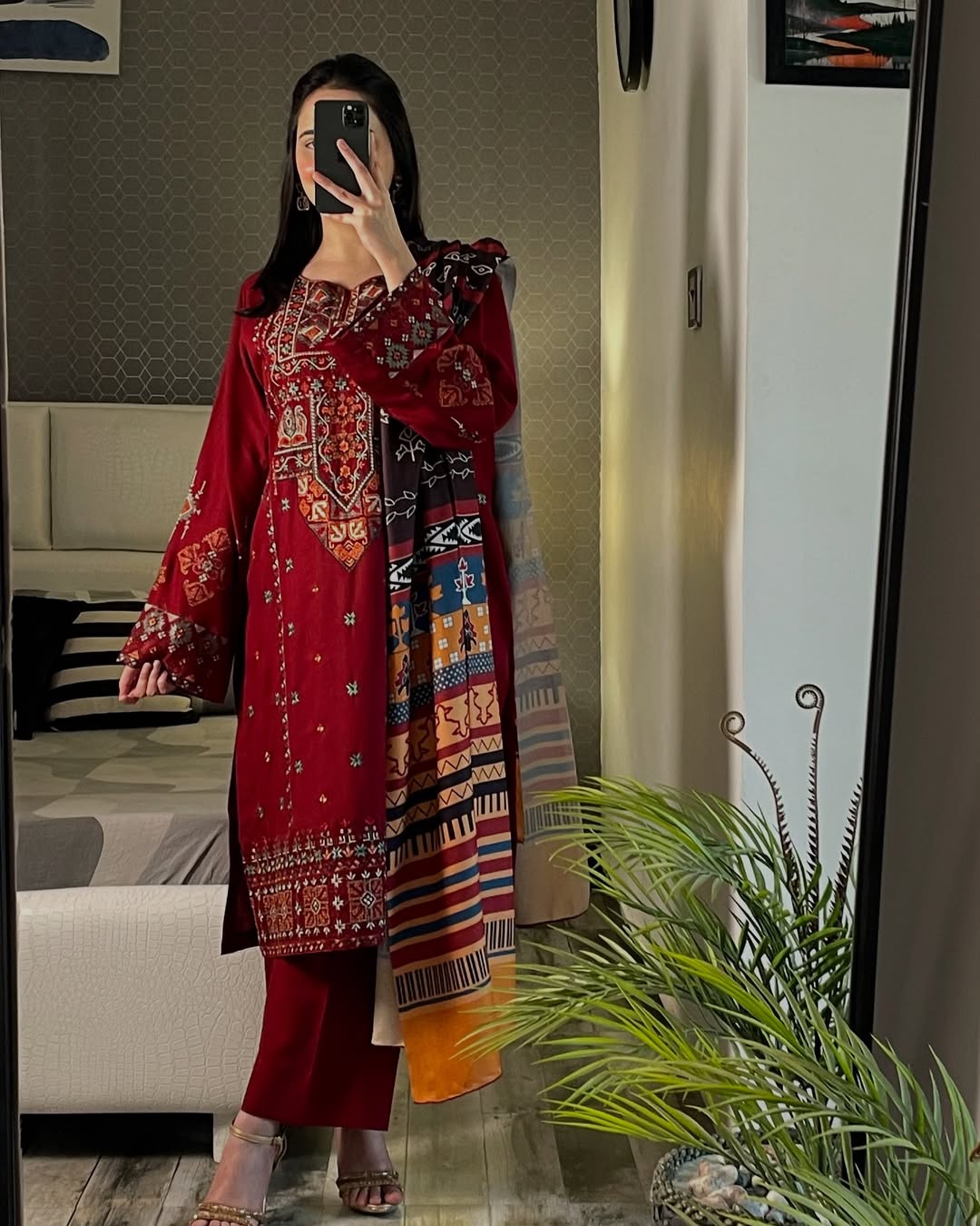 CF-5006 MARINA WOOL LUXURY WINTERS SHAWL DRESS ChoiceFabrics