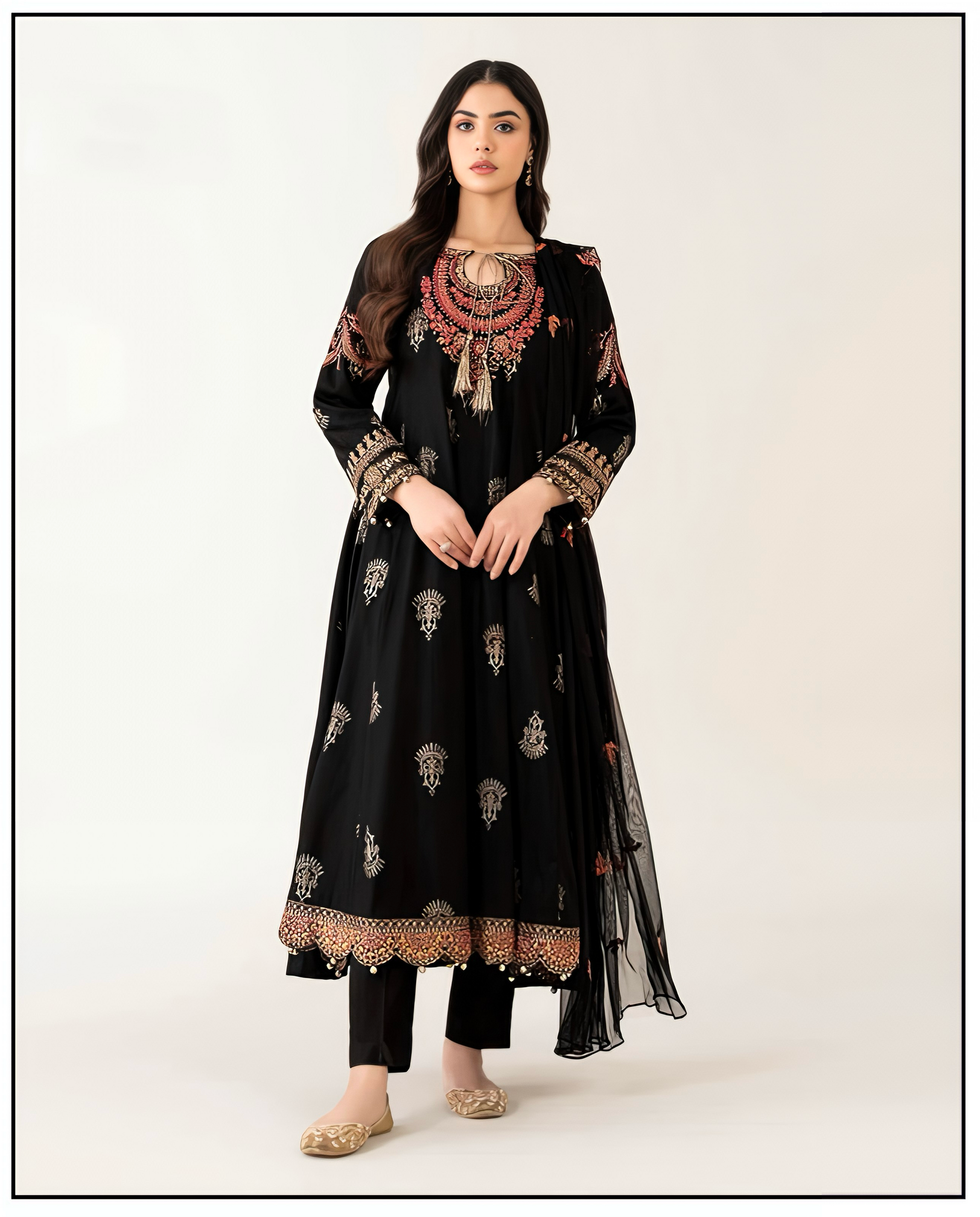 CF-5012 SOFT PREMIUM  SOFT PREMIUMKHADR  WINTERS  DRESS KHADI NET SHAWL ChoiceFabrics