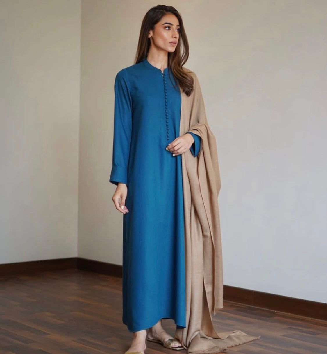 WOOL MARINA WINTERS COORD 3PICE  MA00012 ChoiceFabrics