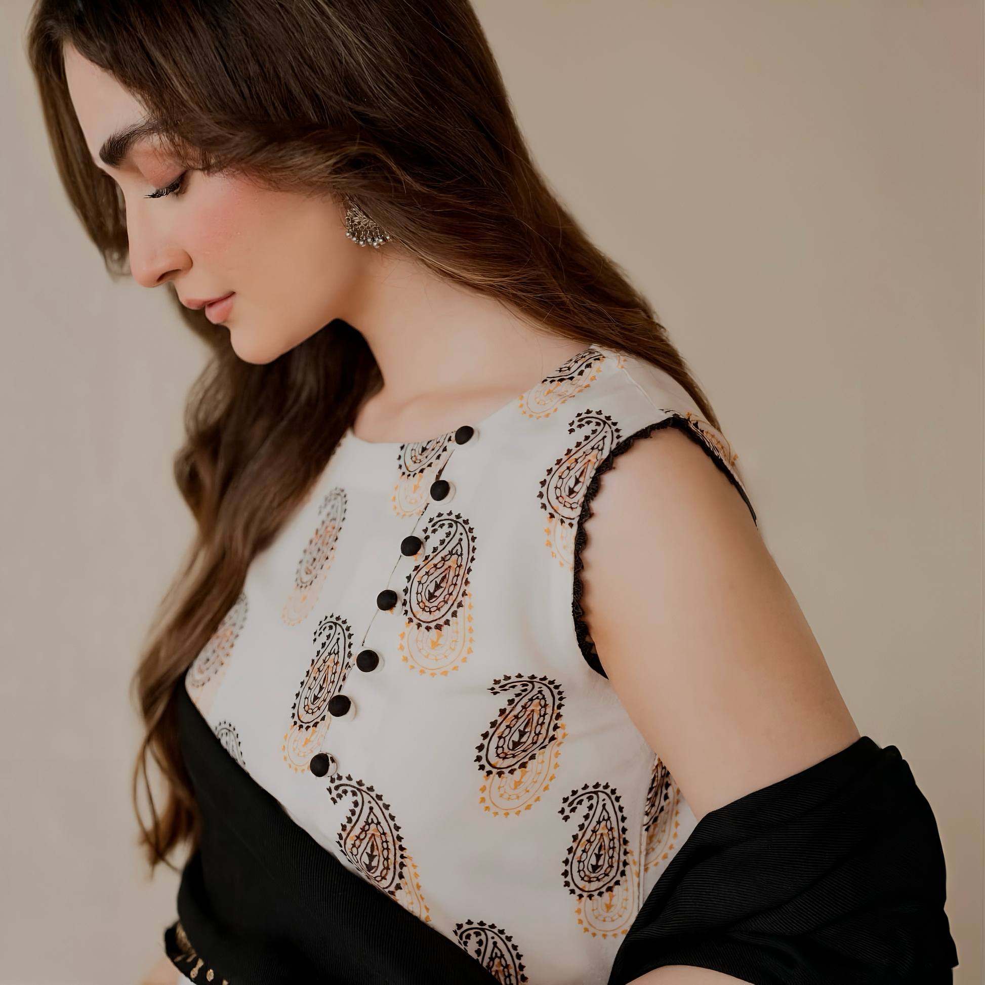 KAYSERIA MARINA WOOL WINTERS WOOL SHAWL 3PICE DRESS ChoiceFabrics