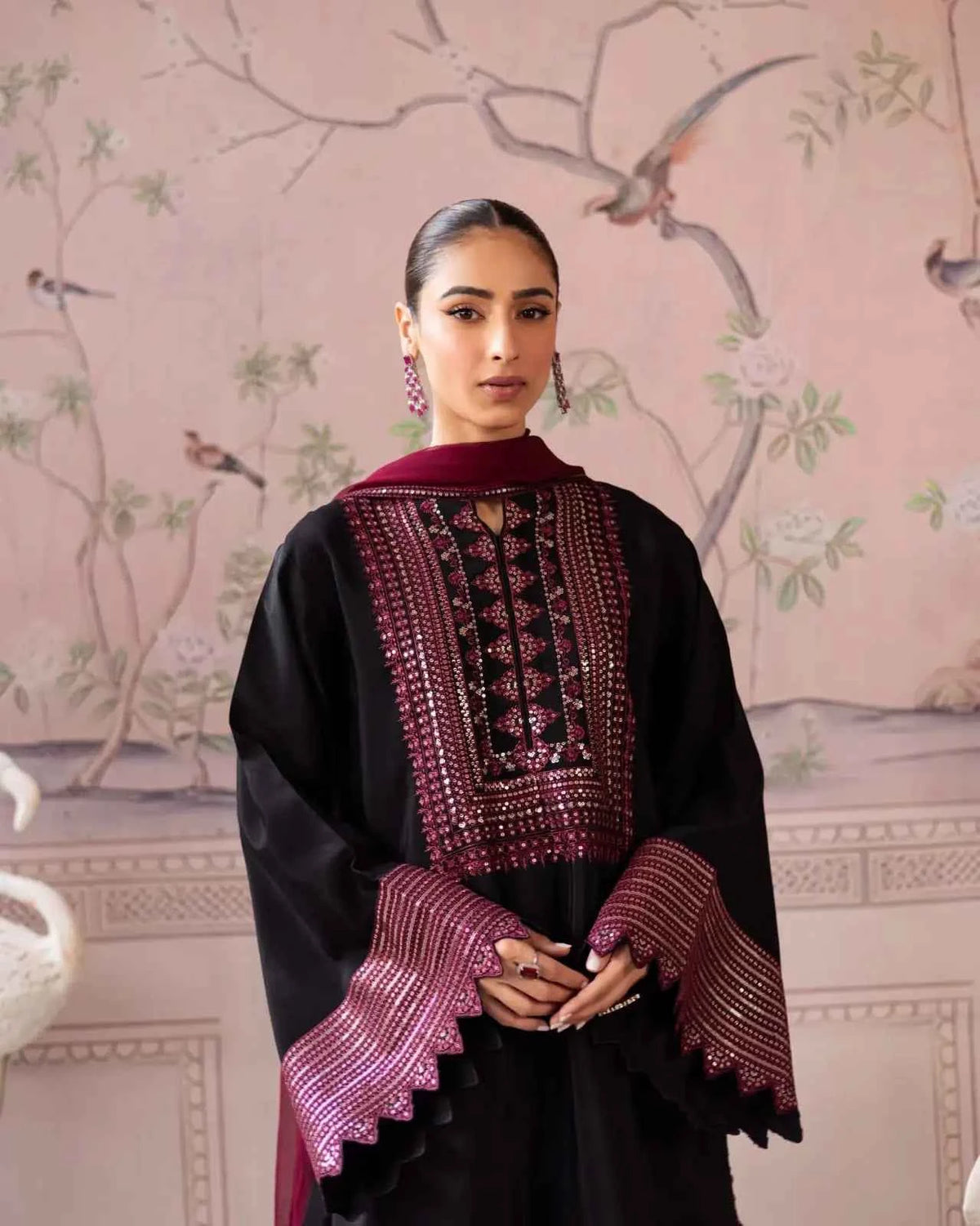 CF-5015 MARINA WOOL LUXURY WINTERS SHAWL DRESS ChoiceFabrics