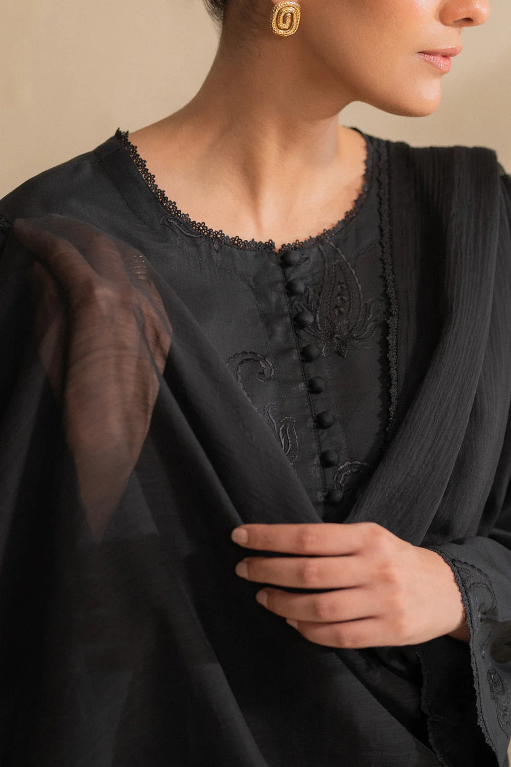 BLACK-LAWN COTTON ChoiceFabrics