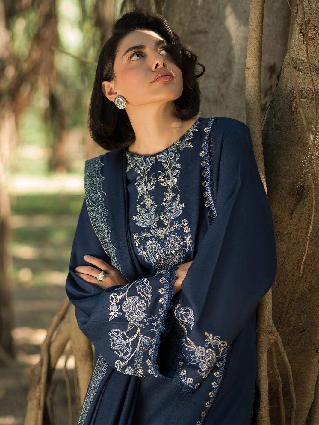 CF-5013 TEAL BLUE  SOFT PREMIUM  SOFT PREMIUMKHADR  WINTERS  DRESS KHADI NET SHAWL ChoiceFabrics