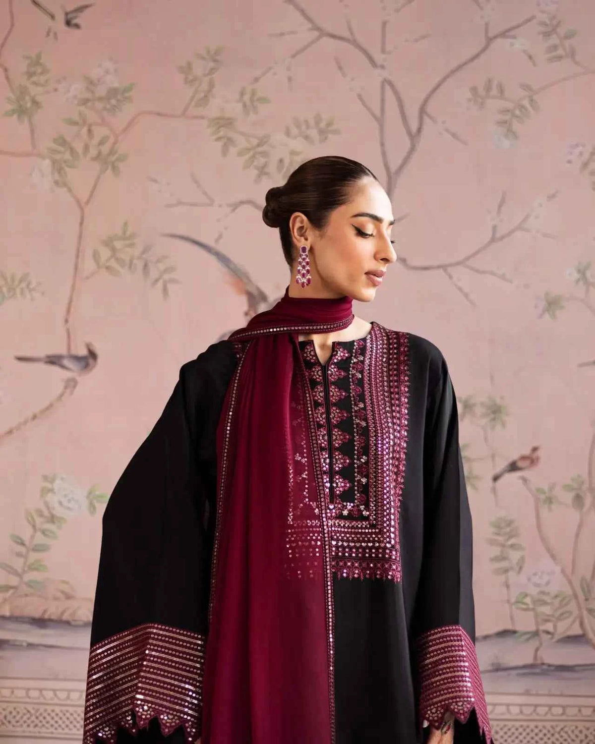 CF-5015 MARINA WOOL LUXURY WINTERS SHAWL DRESS ChoiceFabrics