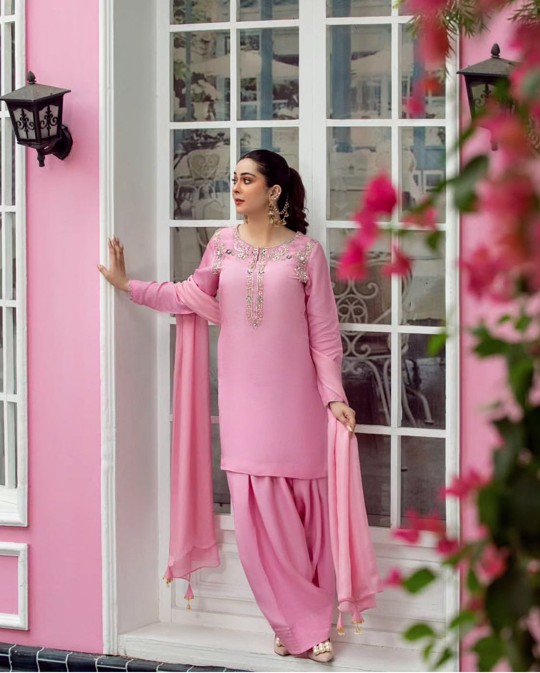 ROSY PINK-PURE TUSSLE SILK ChoiceFabrics