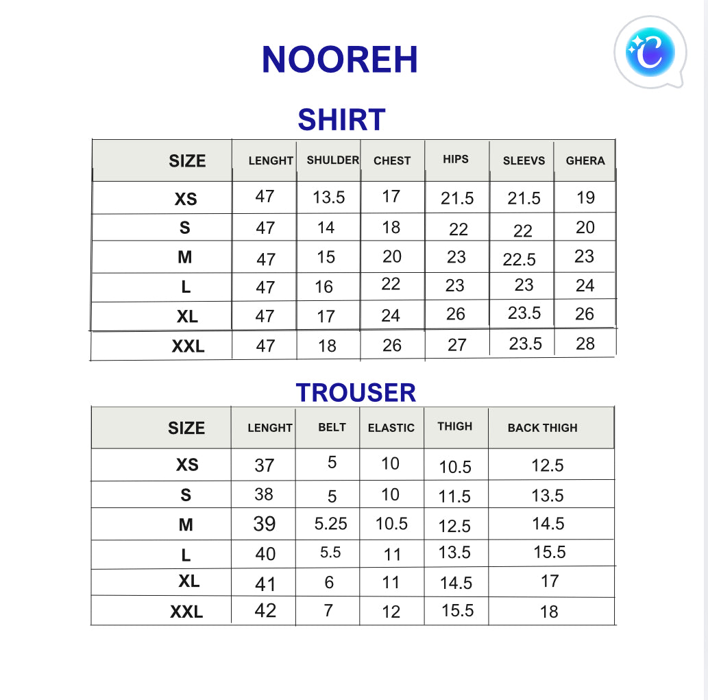 NOOREH PURE COTTON NETT 3-Piece Ladies Suit – ARI-Embellished Shirt, Raw Silk trouser  & Organza Dupatta