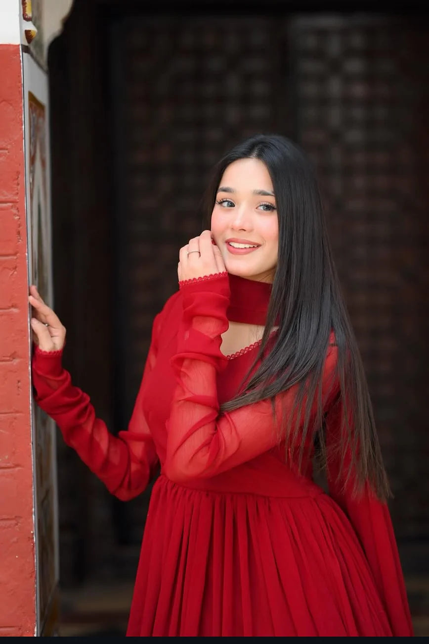 RED FLORA-SHFOON - ChoiceFabrics