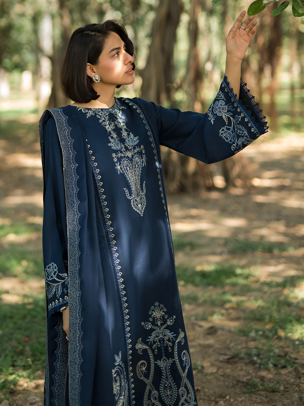 CF-5013 TEAL BLUE  SOFT PREMIUM  SOFT PREMIUMKHADR  WINTERS  DRESS KHADI NET SHAWL ChoiceFabrics