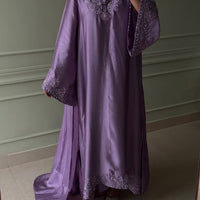 AURA KAFTAN- Hand Embellished 3pc  with trouser Soft silk Fabric for luxuries Looks