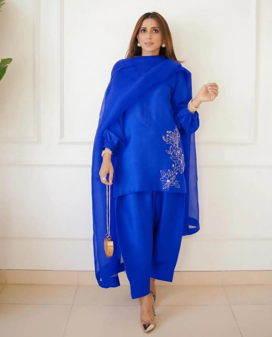 BLUE BERRY-PURE RAW SILK ChoiceFabrics