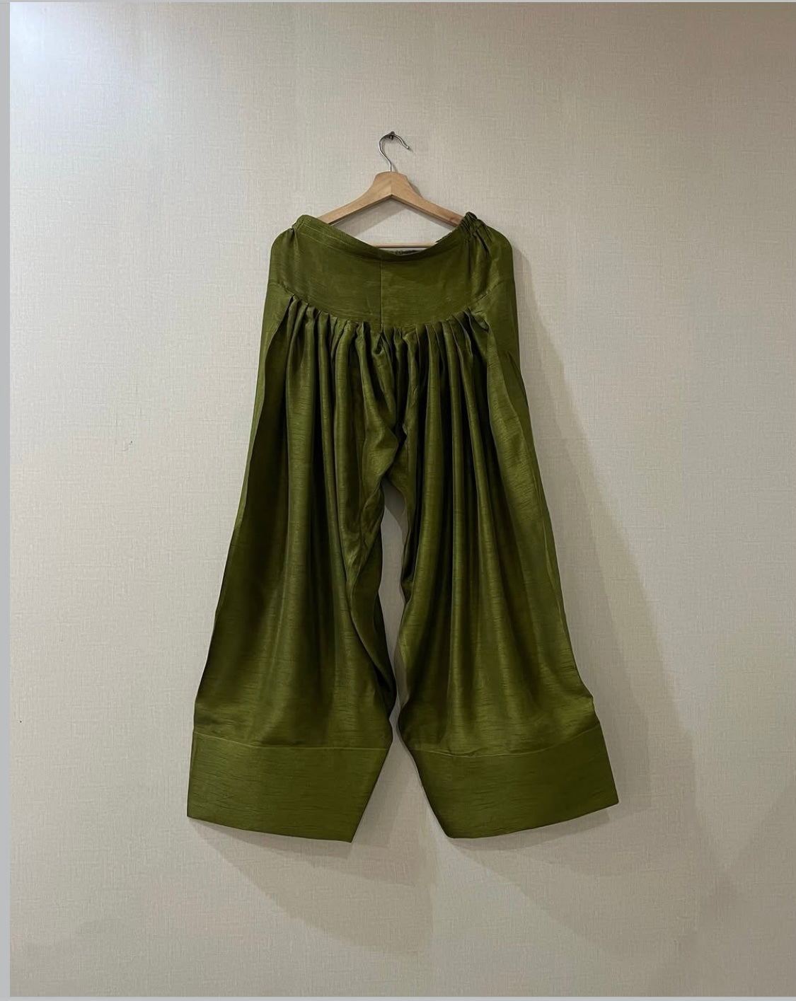OLIVE ATIRE-PURE RAW SILK ChoiceFabrics