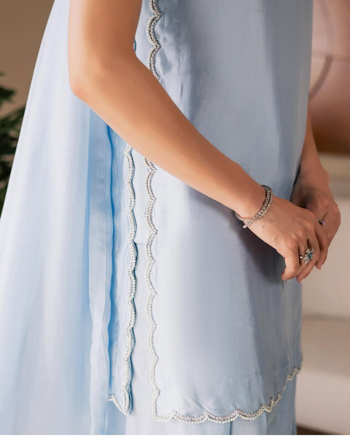 CYAN-PURE RAW SILK ChoiceFabrics