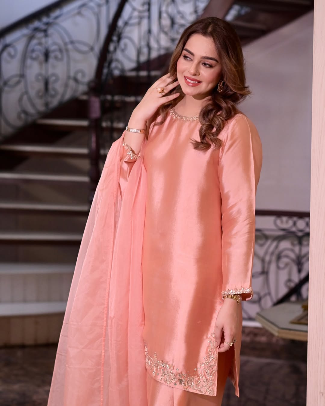 PEACH BLOOM -PURE TUSSLE  SILK ChoiceFabrics