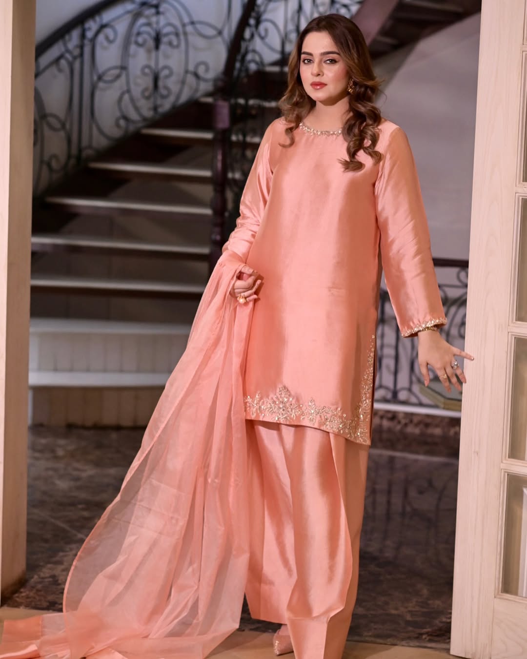 PEACH BLOOM -PURE TUSSLE  SILK ChoiceFabrics