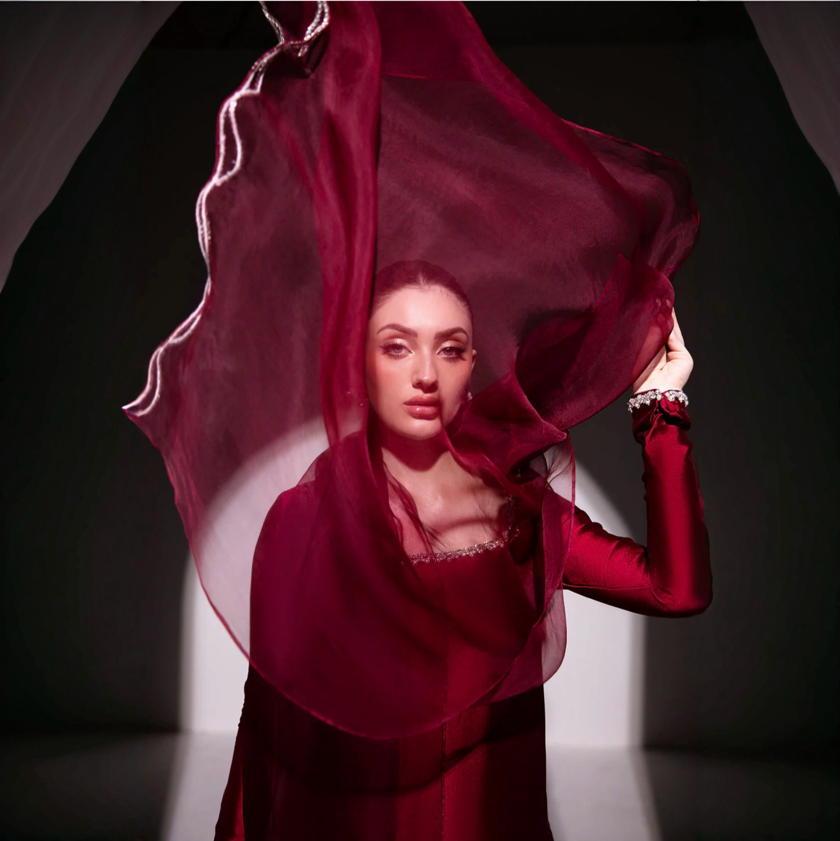 RUBY-PURE TUSSLE SILK ChoiceFabrics