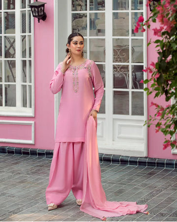 ROSY PINK-PURE TUSSLE SILK ChoiceFabrics