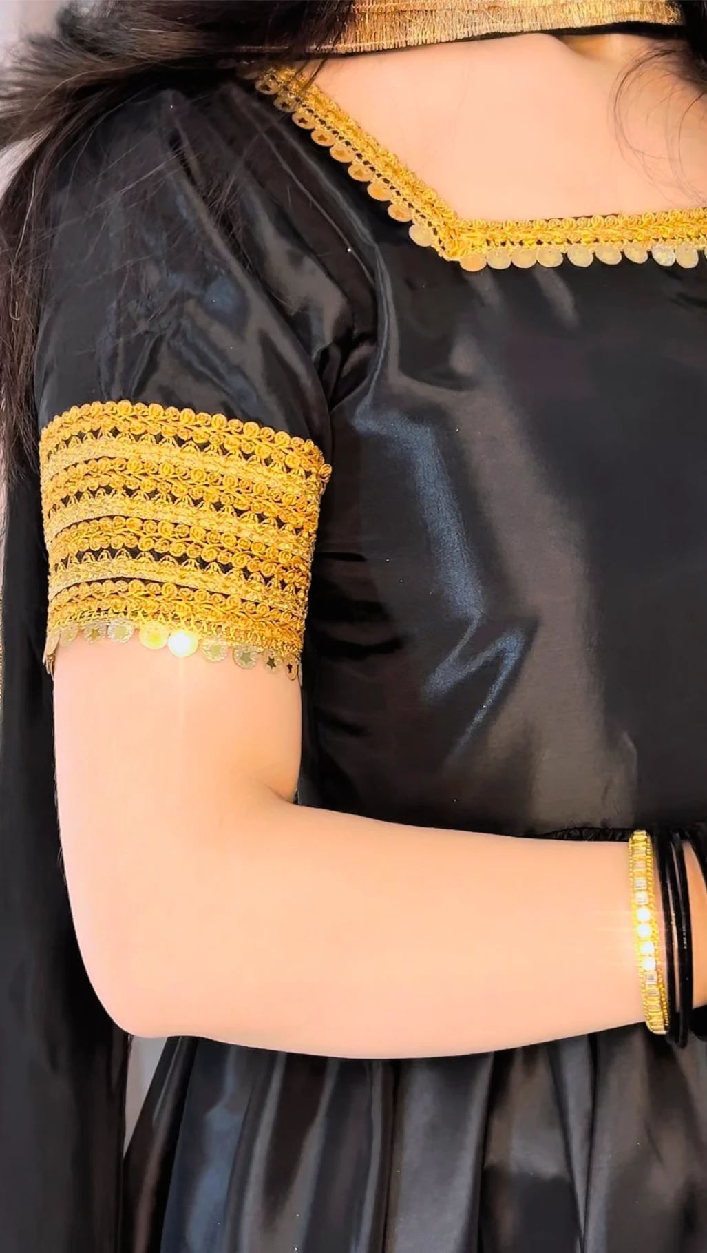 ANSA Black Frock – Dupatta & | Pakistani Wedding Wear