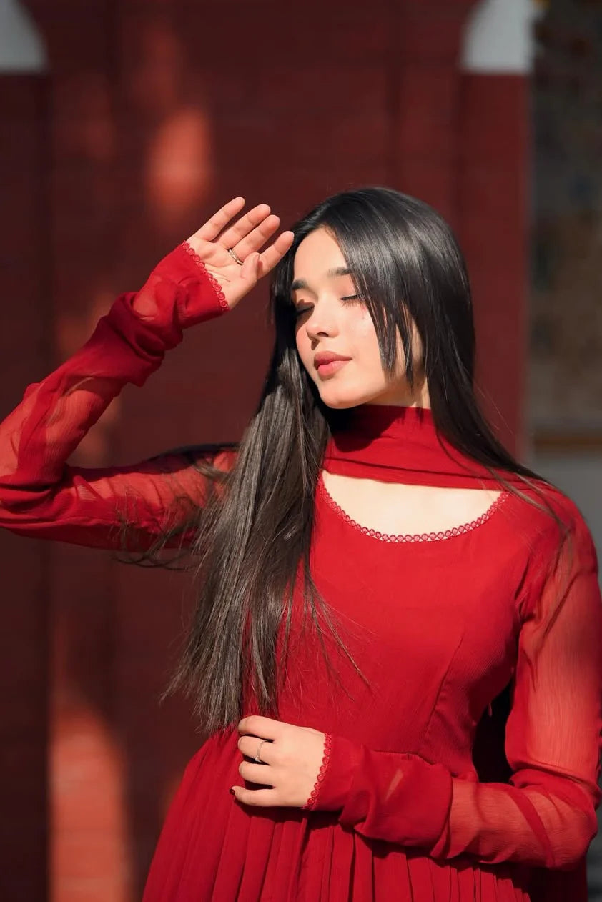 RED FLORA-SHFOON - ChoiceFabrics