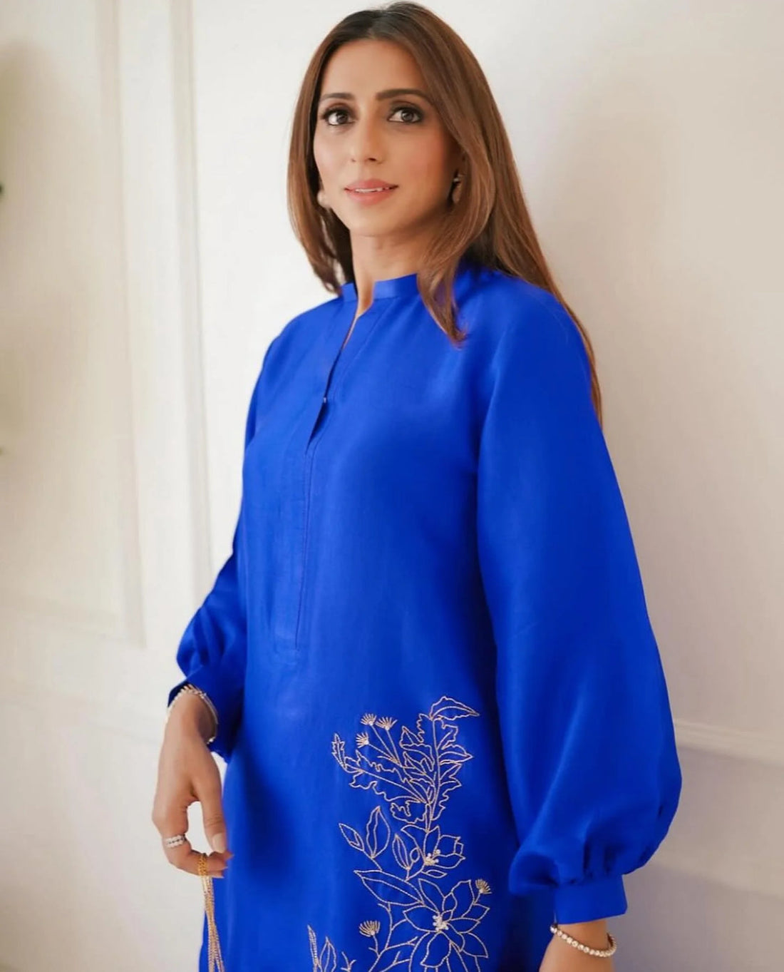 BLUE BERRY-PURE RAW SILK ChoiceFabrics