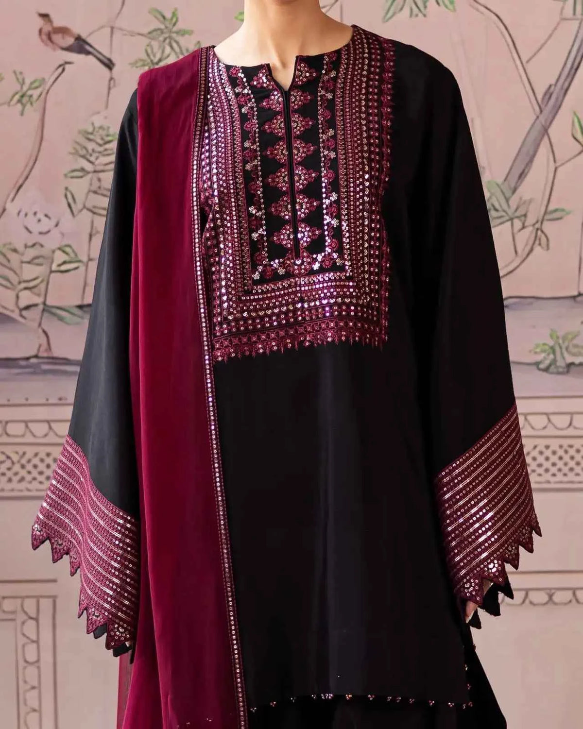 CF-5015 MARINA WOOL LUXURY WINTERS SHAWL DRESS ChoiceFabrics