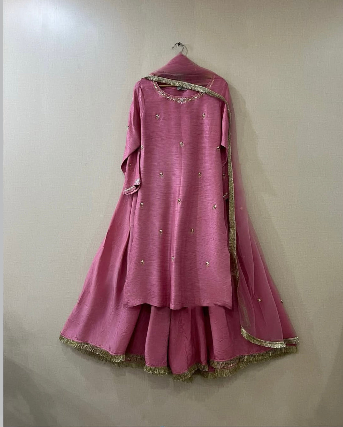 ZOORI PINK- PURE RAW SILK ChoiceFabrics