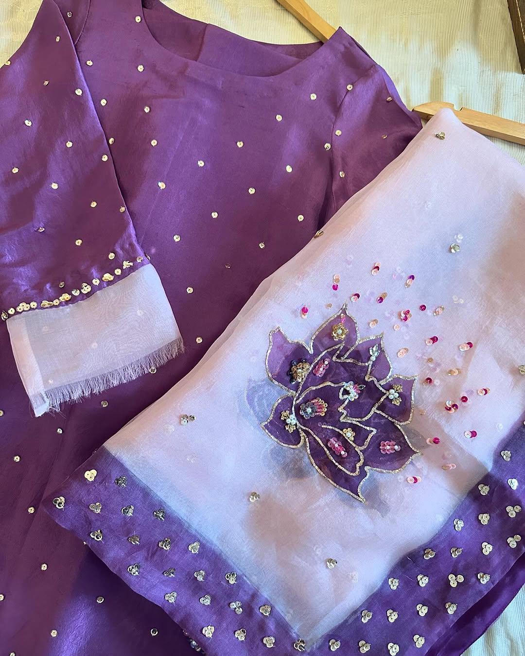 MAUVE-PURE RAW SILK Choice Fabrics