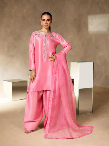 RIA PINK-PURE SILK Choice Fabrics